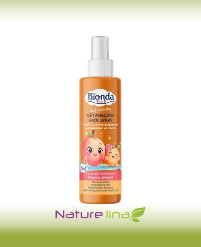 BIONDA KIDS Детски спрей 2 в 1 за коса – Праскова и Кайсия