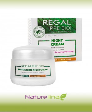 Ревиталиращ нощен крем за лице Regal Pre Bio 